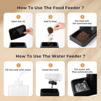 Gravity Dog Food and Water Dispenser, 2 in 1 Automatic Dog Feeder - Image 6