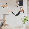 Wall Mounted Cat Climber Set, Solid Wood Cat Wall Shelves by MADNIU