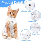 Coppthinktu Cat Recovery Suit Female, Breathable Cat Onesie After Surgery Female - Image 2