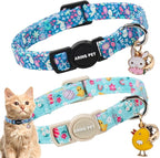 ARING PET 2 Pack Easter Dog Cat Collars, Cute Breakaway Kitten Small Easter Egg by ARINGPET