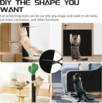 2 Pcs Total 78.7"x15.8" Cat Scratch Mat, Cat Scratch Couch Furniture Protector - Image 6