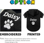 Personalized Dog Hoodie with Name/Text, Custom Embroidered or Printed Dog - Image 4