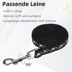 PUPTECK Adjustable Cat Harness and Leash Set Escape Proof Kitten Strap Collar - Image 6