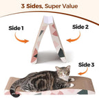 ComSaf Cat Scratcher Carboard Pad 32"x10", Large Cat Scratcher Bed - Image 4