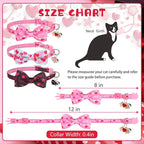 KOOLTAIL Pink Cute Cat Collars Breakaway - Image 2
