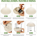 Buzzlett Bird Bath Water Circulator, Water Agitator - Image 5