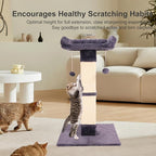 34" Cat Scratching Post for Indoor Cats, Sisal Cat Scratcher - Image 3