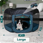 FurHaven Portable Pet Playpen for Dogs & Cats, Large Indoor Kitten Playpen - Image 3