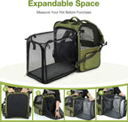 Lekebobor Large Cat Backpack Carrier Expandable Pet Carrier Backpack - Image 4