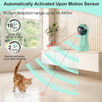 TBTeek Cat Toy, Motion-Activated, Rechargeable, 5 Fun Patterns, Random Rotating - Image 3