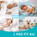 KANECH Washable Underpads 44"x52", Waterproof Heavy Absorbency Reusable - Image 5