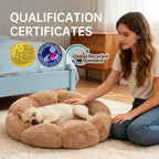 OhGeni 27 inches Calming Donut Dog & Cat Bed - Image 4