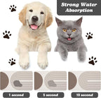 Dog Food Mats for Floors Waterproof, Cat Water Bowl Mats Pet Feeding Absorbent - Image 2
