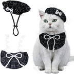 HOWWFALY 2PCS Cat Beret Hat by HOWWFALY