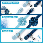 azuza 2 Pack Cat Collar Floral - Image 4