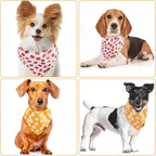 Summer Spring Dog Bandanas 2PCS, Premium Durable Fabric Dog Scarf Bid - Image 5