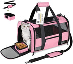 Cat Carrier Pet Carriers Airline Approved by SECLATO