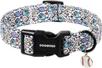 DOGWONG Baseball Dog Collar-Cute Boy Baseball Dog Collar, Adjustable Soft Male by DOGWONG