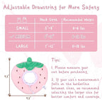 ANWA Adjustable Cat Cone Collar Soft, Cute Cat Donut Collar After Surgery - Image 2
