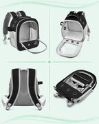 Guinea Pig Carrier Backpack, Portable Rabbit Travel Carring Bag - Image 3