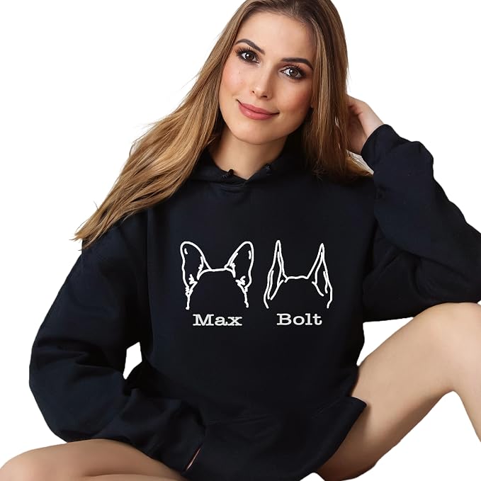 Custom Dog Mom Shirt for Women Pet Ears Sweatshirt - Image 8