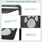 Ownpets Dog Screen Door, Inside Door Flap 12x14x0.4 Inch, Lockable Pet Screen - Image 2