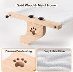 AMOSIJOY Cat Sill Window Perch Sturdy Cat Hammock Window Seat - Image 5