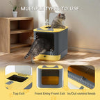 Upgraded Fully Enclosed Cat Litter Box - Image 4