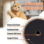PowerKing Natural Sisal Replacement Scratching Post, 4 Pieces M8 Cat Scratch - Image 5