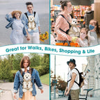 Dog Backpack Carrier, Pet Sling Front Backpack - Image 8