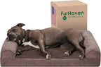 Furhaven Orthopedic Dog Bed for Large/Medium Dogs w/ Removable Bolsters & by FurHaven
