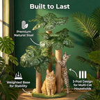 31.5Inch Cat Scratching Post, Cat Scratcher Tree - Image 2