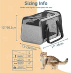 19 x 12 x 12 Large Cat Car Carrier – Roomy Escape-Proof Cat Car Seat - Image 2