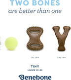 Benebone Puppy 2-Pack Dental Chew/Wishbone Dog Chew Toys, Made in USA, Real - Image 4