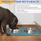 Silicone Pet Feeding Mat with Raised Edge - Image 5