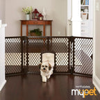 MyPet Extra Wide Dog Gate with Small Pet Door. 38.5” to 103.5" Wide. Cat Gate - Image 8