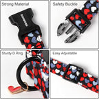 DOGWONG Red Heart Dog Collar, Cute Valentine Collar, Valentine's Day Dog Collar - Image 3