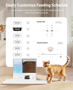 Rojeco 36Cups/8.5L WiFi Automatic Cat Feeder and Gravity Water Dispenser - Image 6