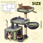 Taoqimiao MS043G Cat Tree, 32.2-Inch Cat Tower - Image 5
