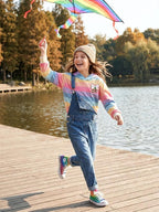 WELAKEN Sweatshirts for Girls Toddler & Kids II Little Girl's Pullover Tops - Image 3
