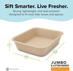 Kitty Sift Disposable Cat Litter Box Jumbo, Durable and Portable - Image 3
