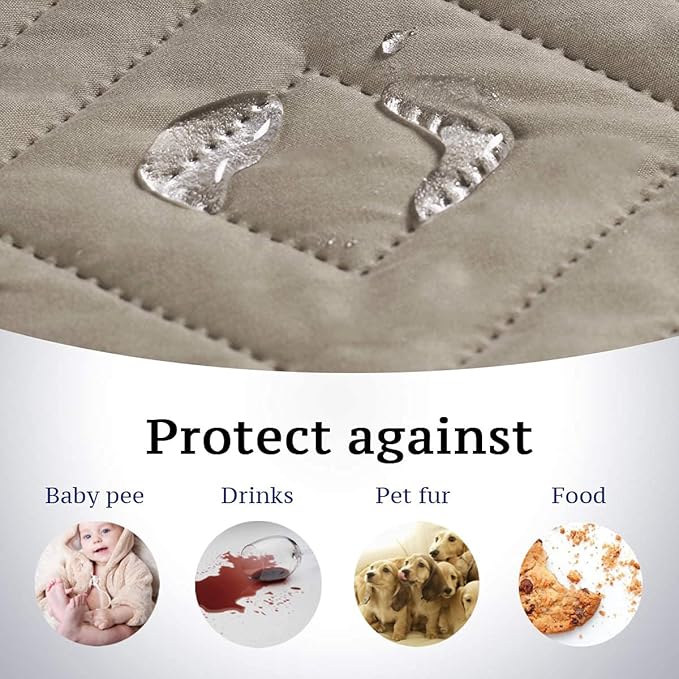 H.VERSAILTEX Futon Cover Reversible Sofa Slipcover Furniture Protector Water - Image 3