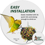 3” Super Shredder Ball Bird Toy - Image 5