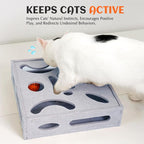 PETKARAY Felt Cat Puzzle Toy, Interactive Cat Toys - Image 5
