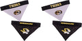 Pets First Collegiate Pet Accessories, Reversible Bandana, Missouri Tigers by PETSFIRST