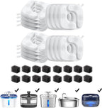 Veken Cat Water Fountain Filters, 16 Pack Replacement Filters & 16 Pack by Veken