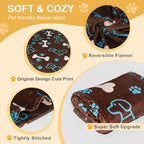 Dog Blanket for Small Dogs Washable-Soft Fluffy Puppy Blanket - Image 2