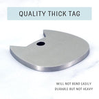 Ultra Joys Cat ID Tag Personalized Pet Tags, Durable Stainless Steel Small Pet - Image 4