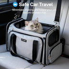 Expandable Cat Carrier, Airline Approved Soft Sided Pet Carrier - Image 6