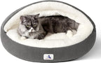 Covered Cat Bed Cave for Small Cats Dogs Washable Hooded Self Warming Cat Bed by Unknown
